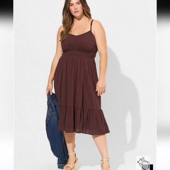 torrid Dresses & Skirts - Torrid size 2 Midi textures dress